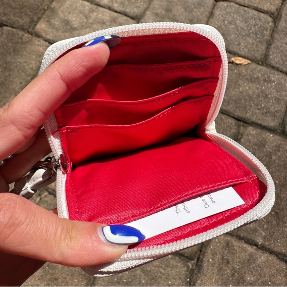 NWOT Coach Nylon Nautical Stripe Wristlet - Picture 2 of 5